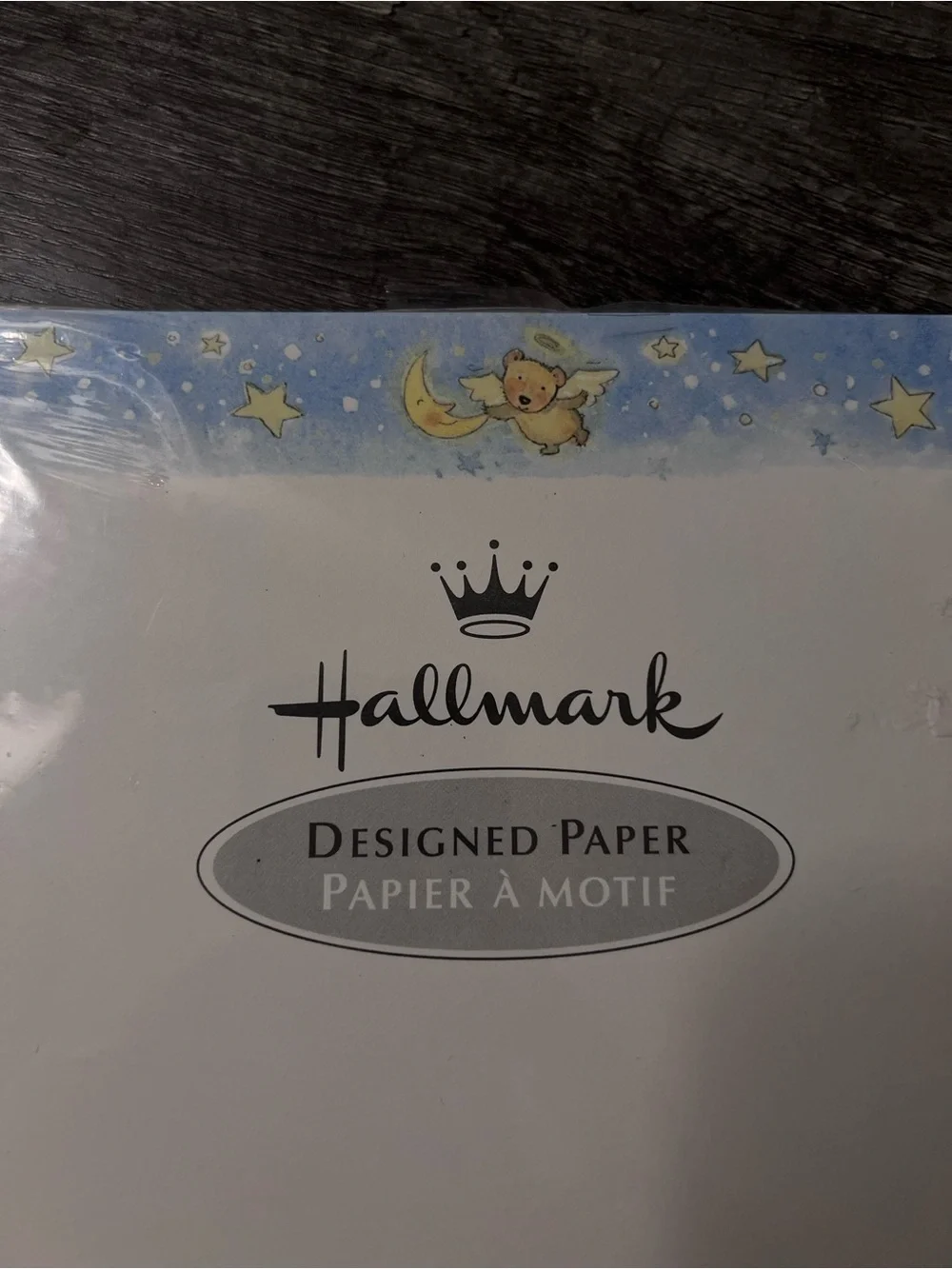 Vintage Hallmark Christmas Designed Paper Stationery – 50 Teddy Bear Holiday NWT